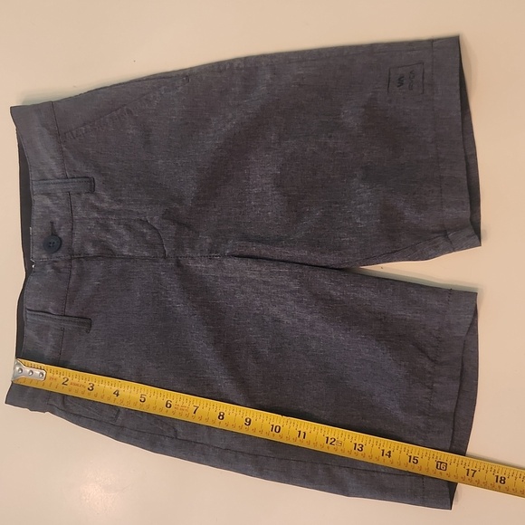 Rvca Dual Purpose Trunk Shorts Gray Waist Size 22 - Picture 5 of 6